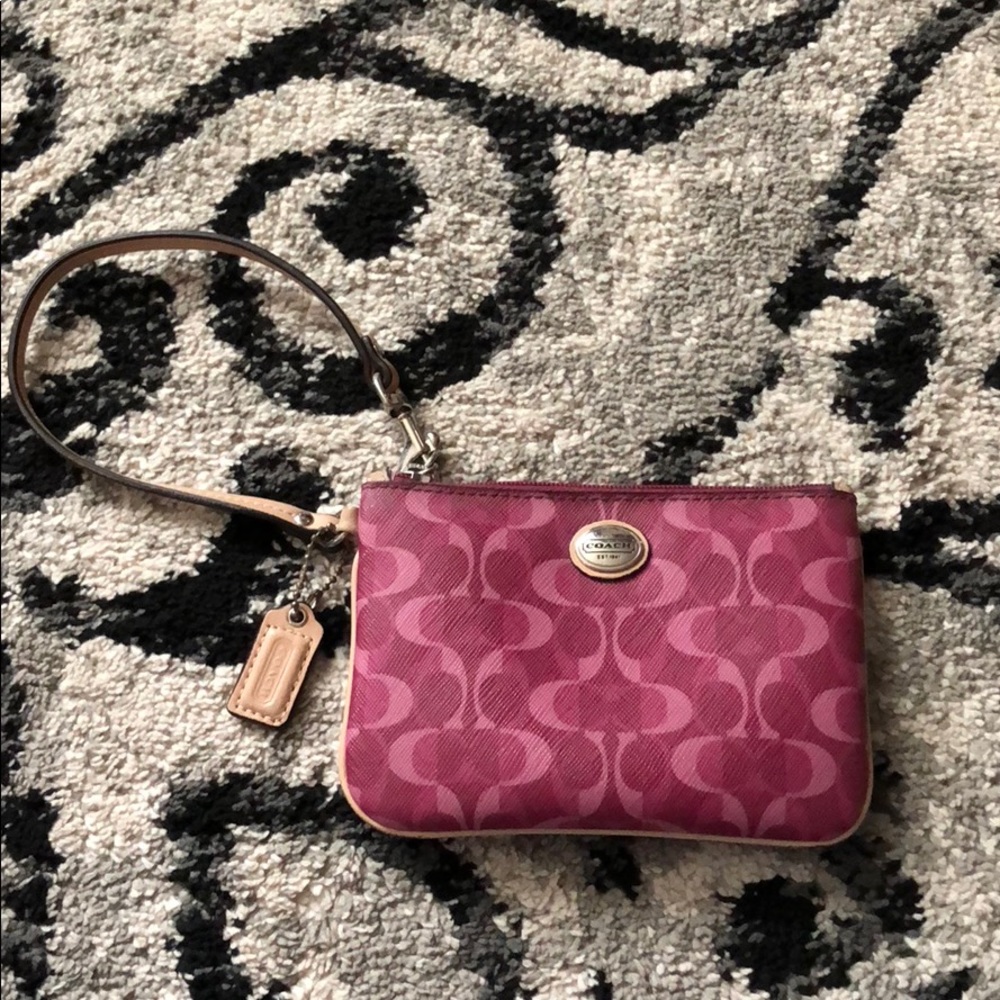 Coach wristlet